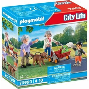 Figura Playmobil 70990 Nagyszülők unokával