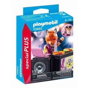 Figura Playmobil DJ keverőpulttal