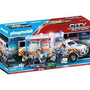 Építőjáték Playmobil Mentő jármű: US Ambulance
