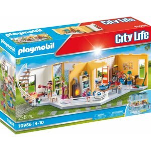 Építőjáték Playmobil Emelet bővítmény a modern lakóházhoz