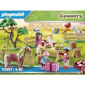 Építőjáték Playmobil Gyermekszülinap a pónifarmon