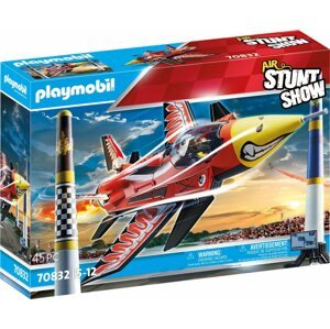 Építőjáték Playmobil Air Stuntshow "Sas" Sugárhajtású gép