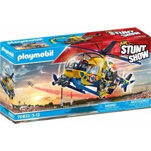 Építőjáték Playmobil Air Stuntshow Helikopter filmforgatáshoz