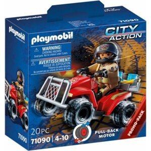 Építőjáték Playmobil Tűzoltó Speed Quad