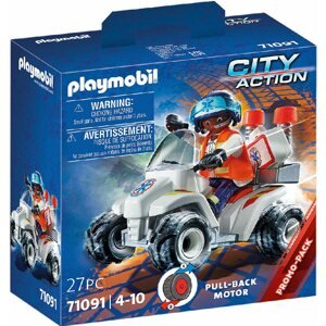 Építőjáték Playmobil Mentő Speed Quad
