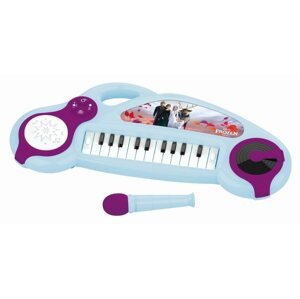 Zenélő játék Lexibook szórakoztató elektromos zongora, Disney Jégvarázs, mikrofonnal - 22 billentyű
