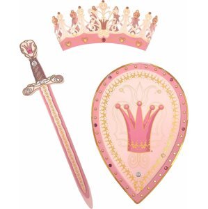 Kard Liontouch Királynői Rosa készlet - Kard, pajzs és korona