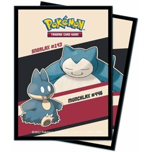 Gyűjtőalbum Pokémon UP: GS Snorlax Munchlax - paklivédő kártyaburkolatok 65db