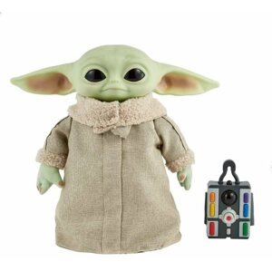 Plüss Star Wars RC Plüss Baby Yoda hangokkal