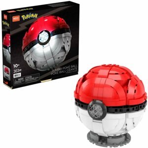Építőjáték Mega Construx Pokémon  tündöklő Jumbo Poké Ball