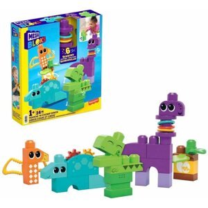 Játékkocka gyerekeknek Mega Bloks Fütyülő dinoszauruszok