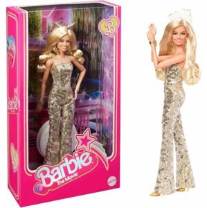 Játékbaba Barbie csillogó nadrágban film jumpsuit