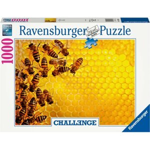 Puzzle Ravensburger Puzzle 173624 Challenge Puzzle: Méhek a méhsejten 1000 darab