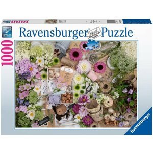 Puzzle Ravensburger Puzzle 173891 Virágos alkotás 1000 darab