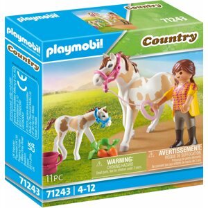 Figura Playmobil 71243 Ló és kiscsikó