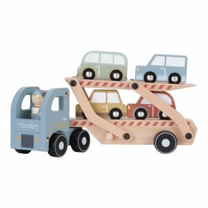 Játék autó Fából készült teherautó autókkal
