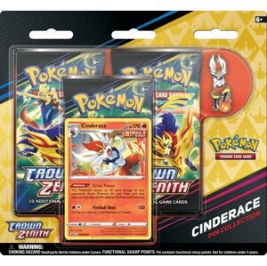 Kártyajáték Pokémon TCG: SWSH12.5 Crown Zenith Pin Collection - Cinderace