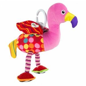 Babakocsira rögzíthető játék Lamaze flamingo Fiona
