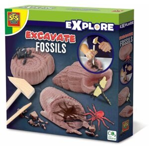 Kísérletezős játék SES Fosszília kiásás