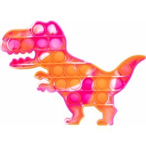 Pop It Pop it - dinoszaurusz narancssárga-rózsaszín