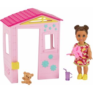 Játékbaba Barbie Történet egy dadus naplójából - kerti pavilon