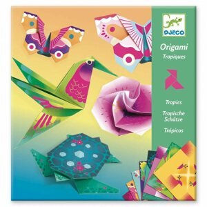 Csináld magad készlet gyerekeknek Origami a neon trófea