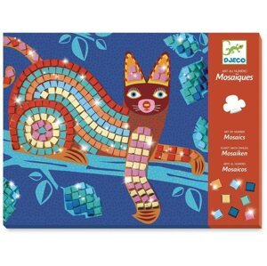 Készségfejlesztő játék Mozaik fémes Macska