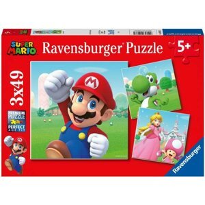 Puzzle Ravensburger 051861 Super Mario 3x49 darab