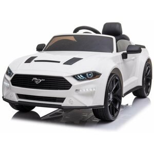 Elektromos autó gyerekeknek Ford Mustang Driftelő elektromos kisautó 24 V, fehér