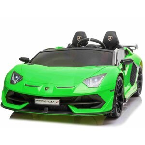 Elektromos autó gyerekeknek Elektromos autó Lamborghini Aventador 24V kétüléses, zöld lakkozással