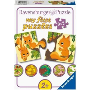 Puzzle Ravensburger Puzzle 031238 Az első puzzle-m Állatkák és állatkölykök 9x2 db