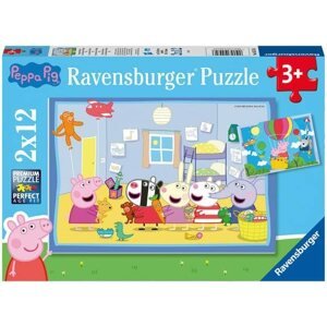 Puzzle Ravensburger Puzzle 055746 Peppa malac: Peppa kalandja 2x12 db