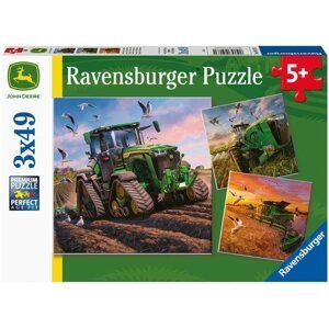 Puzzle Ravensburger Puzzle 051731 John Deere: Főszezon 3x49 db