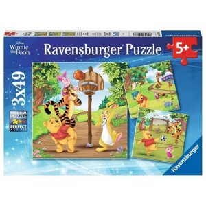 Puzzle Ravensburger Puzzle 051878 Disney: Micimackó: Sportnap 3x49 db