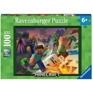 Puzzle Ravensburger Puzzle 133338 Minecraft: Minecraft szörnyek 100 db
