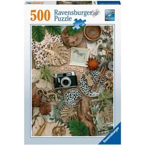 Puzzle Ravensburger Puzzle 169825 Utazási kollázs 500 db