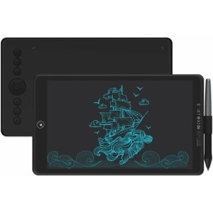 Grafikus tablet Huion Inspiroy Ink H320M - Kvarc fekete