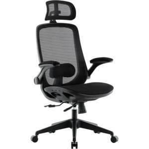 Irodai szék HAWAJ Chief Premium fejtámlával, fekete