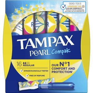 Tampon TAMPAX Compak Pearl Regular (16 db)