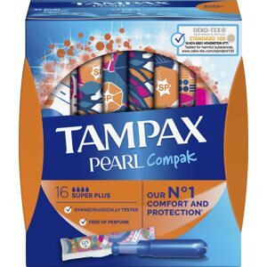 Tampon TAMPAX Pearl Compak Super Plus 16 db