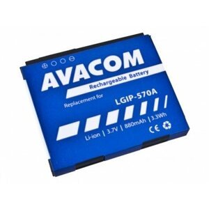 Mobiltelefon akkumulátor Avacom akkumulátor LG KP500 készülékhez, Li-Ion 3.7V 880mAh (LGIP-570A helyett)