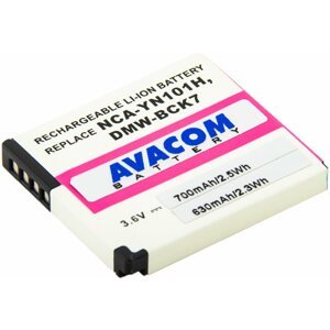 Fényképezőgép akkumulátor AVACOM Panasonic DMW-BCK7 helyett Li-Ion 3.6V 700mAh 2.6Wh