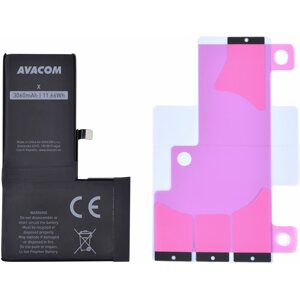 Mobiltelefon akkumulátor Avacom akku Apple iPhone X-hez Li-Ion 3,81V 3060mAh