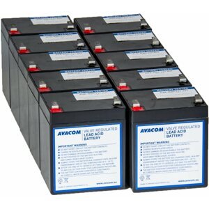 Akkumulátor szünetmentes tápegységhez AVACOM RBC117 - akkumulátor felújító készlet (10 db)