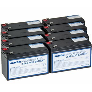 Akkumulátor szünetmentes tápegységhez AVACOM RBC27 - akkumulátor-felújító készlet (8 db akkumulátor)