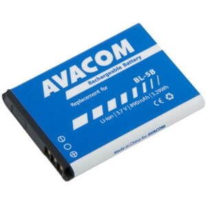 Mobiltelefon akkumulátor Avacom - Nokia 3220, 6070, Li-Ion 3,7 V 890 mAh (BL-5B pót)
