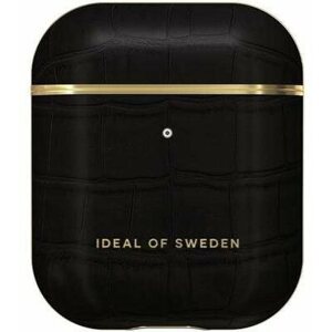 Fülhallgató tok iDeal of Sweden az Apple Airpods számára black croco