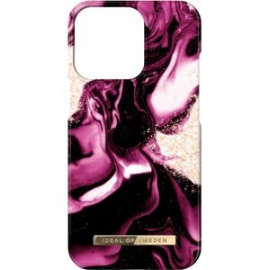 Telefon tok Fashion iDeal Of Sweden Golden Ruby Marble iPhone 14 Pro tok
