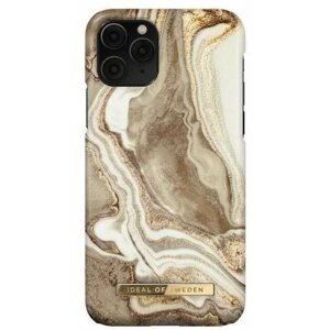 Telefon tok iDeal Of Sweden Fashion iPhone 11 Pro/XS/X golden sand marble tok