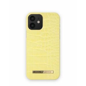 Telefon tok iDeal Of Sweden Atelier iPhone 12/12 Pro lemon crocoo tok